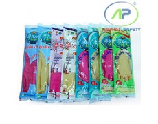 Găng tay cao su gấp nếp (cầu vòng) Số 7/M